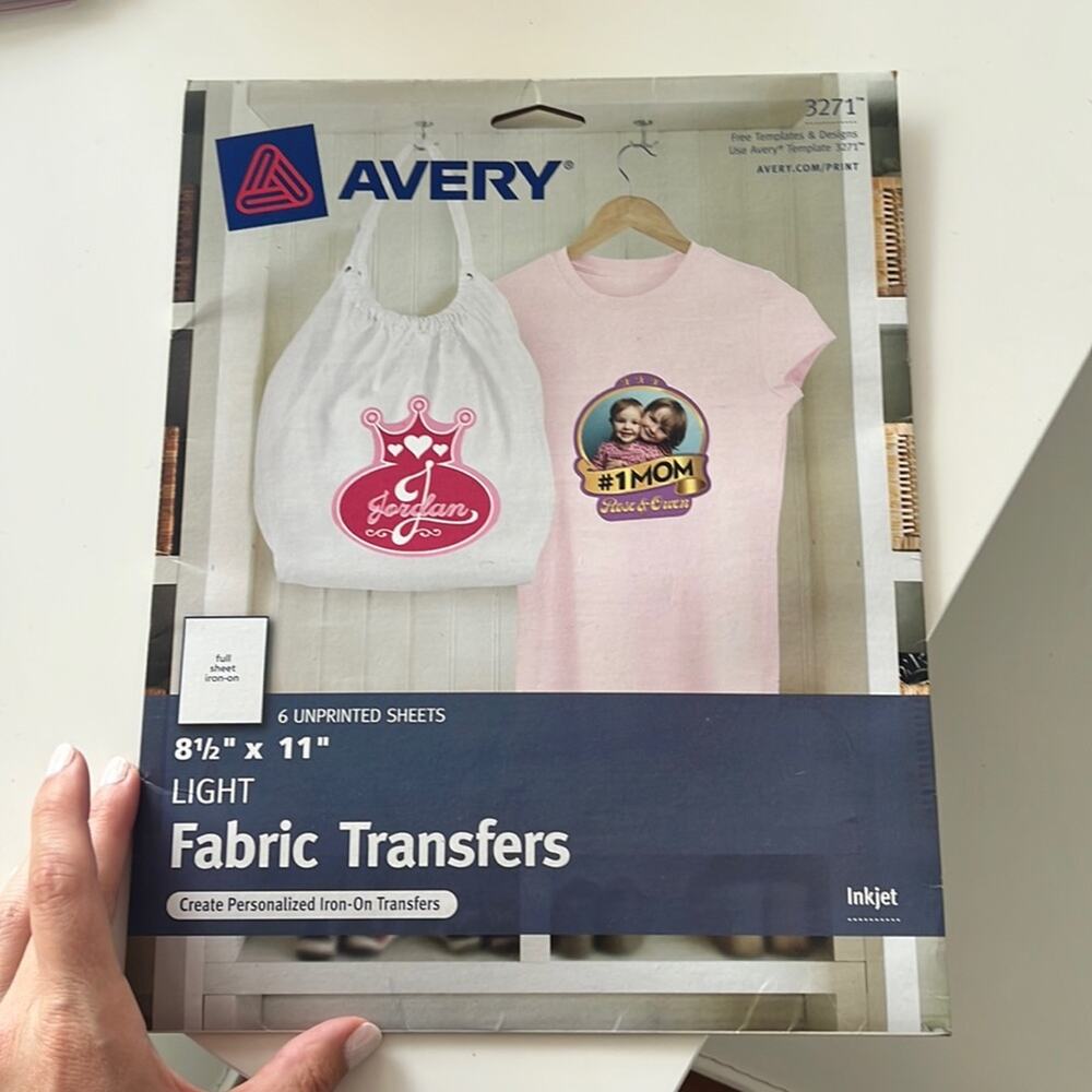🗽Avery T-shirt Light Fabric Transfers